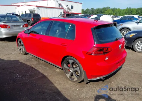 2017 Volkswagen Gti Sport/Se/Autobahn from USA, damaged, VIN 3VW547AU1HM053123